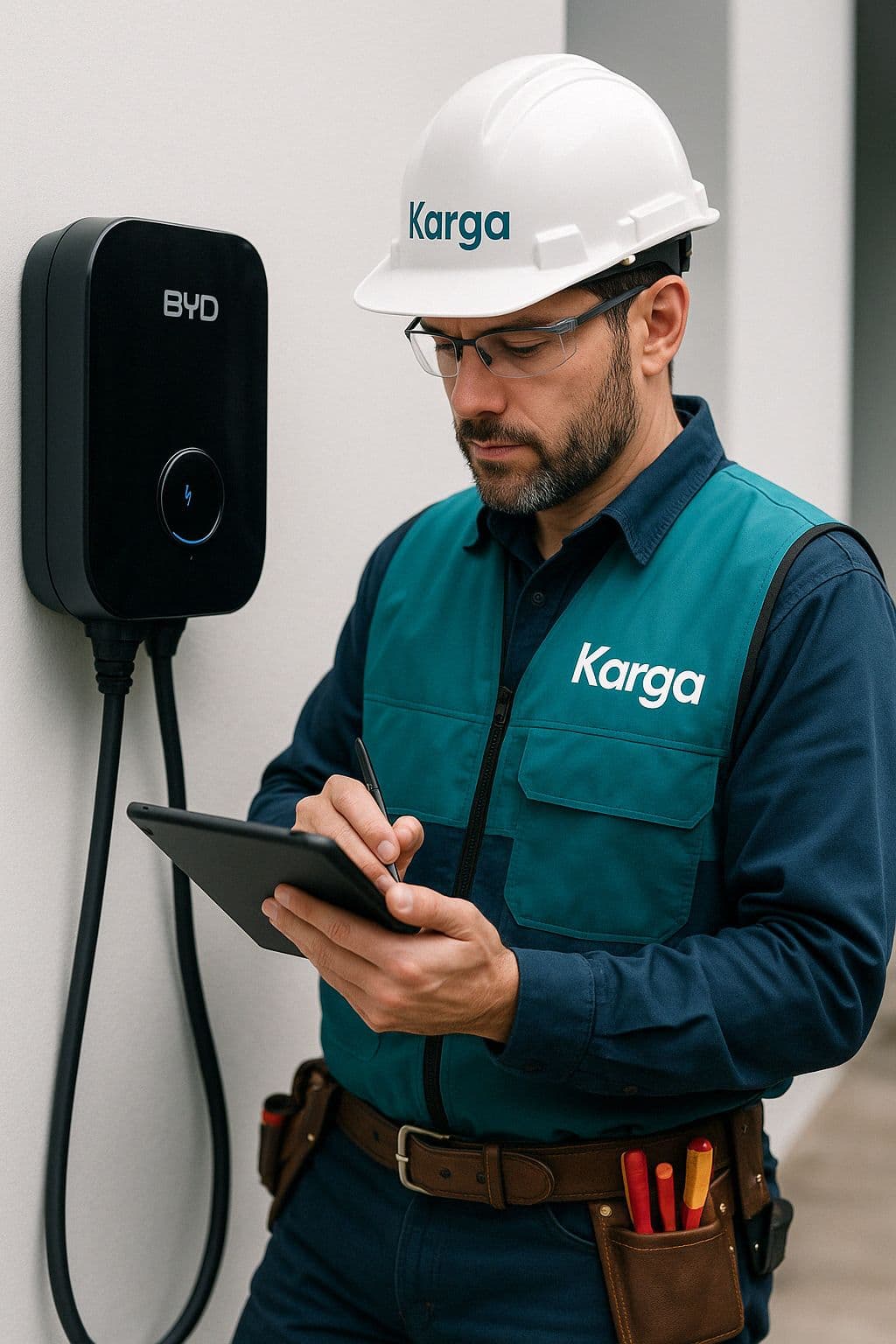 Instalación de cargador